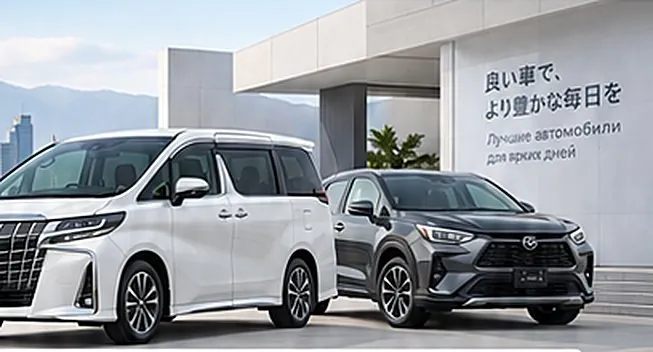 Toyota Alphard и Toyota RAV4